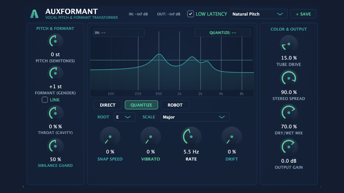 AuxFormant Vocal Transformer